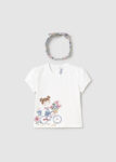 Camiseta M/c Con Diadema