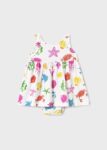Vestido Estampado Con Braguita