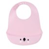Babero Silicona "koala" Pink