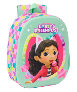 Mochila 3d Gabby's Dollhouse 3d