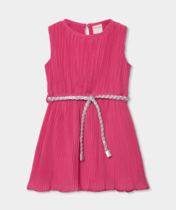 Vestido Gasa Plisada Chica Boboli