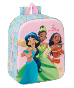 Mochila Guarderia 3d Princesas Disney 3d