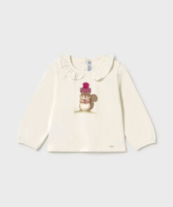 Camiseta manga larga vestir Mayoral bebé niña