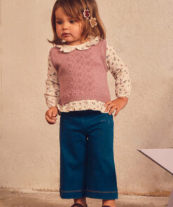 Conjunto pantalón  chaleco unido Mayoral bebé niña