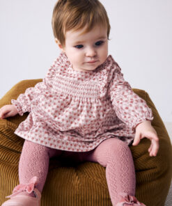 Vestido terciopelo estampado New Born Mayoral