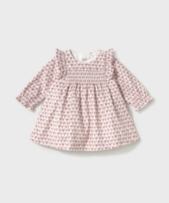 Vestido terciopelo estampado New Born Mayoral - Imagen 2