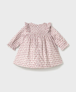 Vestido terciopelo estampado New Born Mayoral - Imagen 3