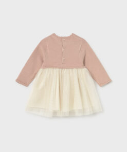 Vestido combinado tricot y tul Mayoral bebé niña - Imagen 2