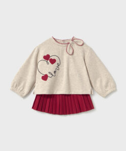 Conjunto falda con pullover Mayoral bebé niña
