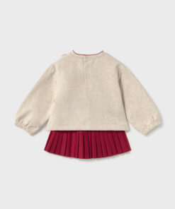 Conjunto falda con pullover Mayoral bebé niña - Imagen 2