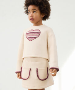 Conjunto falda felpa Mayoral infantil niña - Imagen 2