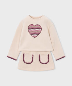 Conjunto falda felpa Mayoral infantil niña - Imagen 4