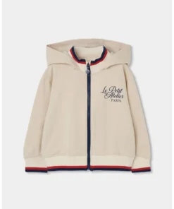 Chaqueta chica felpa con capucha Bóboli