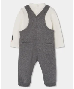 Conjunto Punto Franela Bóboli primeros meses - Imagen 2