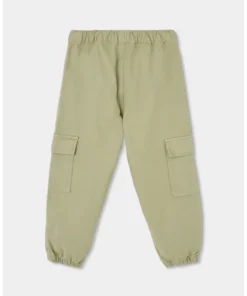 Pantalón sarga bolsillo cargo chico Bóboli - Imagen 2