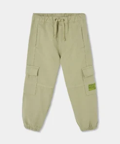 Pantalón sarga bolsillo cargo chico Bóboli