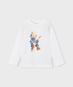 Camiseta manga larga animal Mayoral infantil niño - Imagen 3