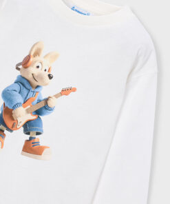 Camiseta manga larga animal Mayoral infantil niño - Imagen 4